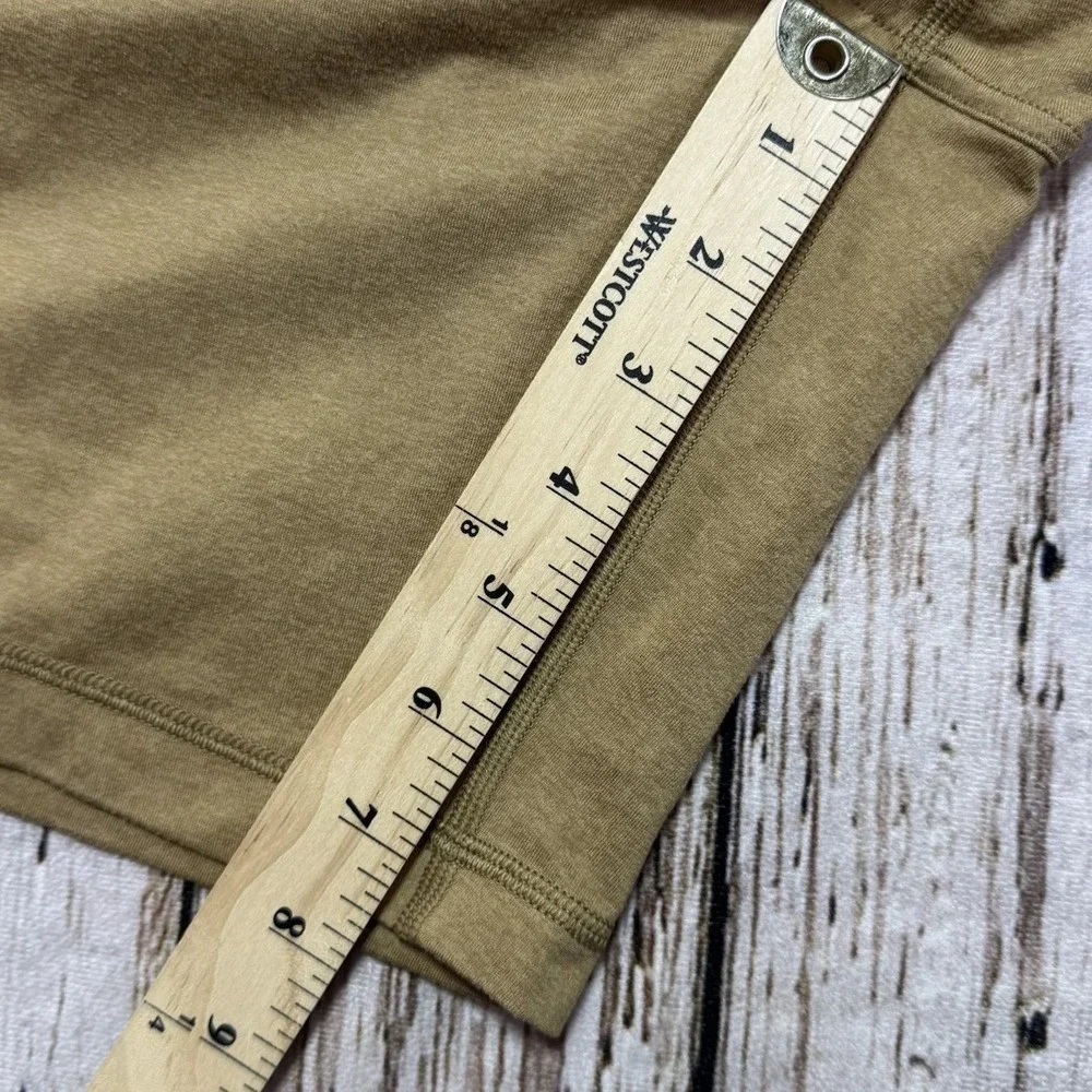 Vuori Ponto Shorts Mens Large Brown Athletic Jersey Drawstring Zip Pockets - Picture 5 of 7